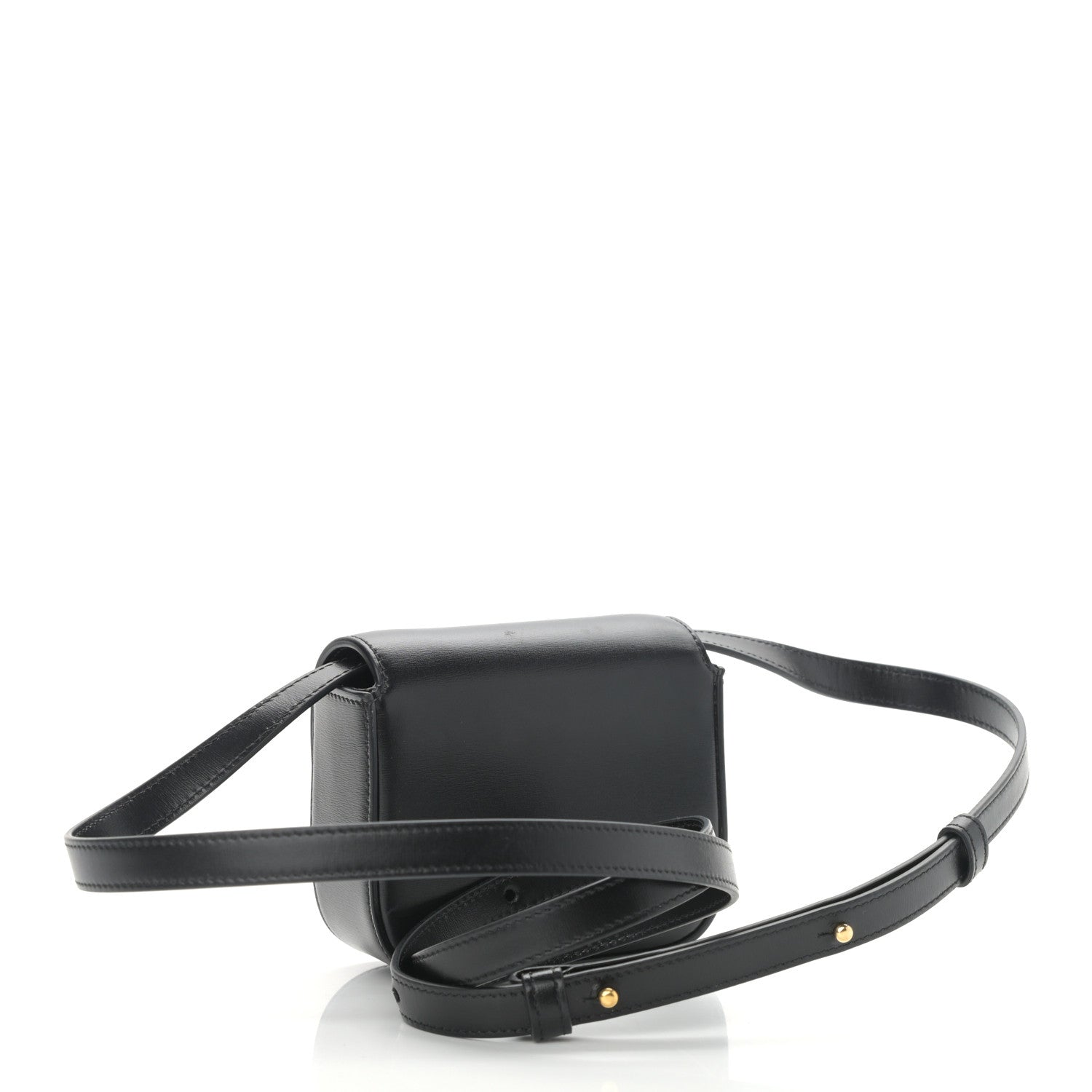 Celine Shiny Calfskin Mini Triomphe Black 3 of 11