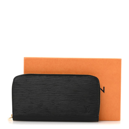 Louis Vuitton Epi Zippy Wallet Black 11 of 11