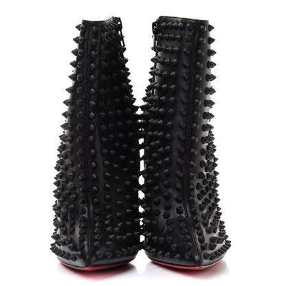 Christian Louboutin Kid Snakilta 120 Booties 37.5 Black 2 of 8
