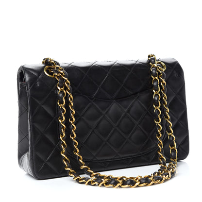 Chanel Lambskin Quilted Small Double Flap Black 3 of 13
