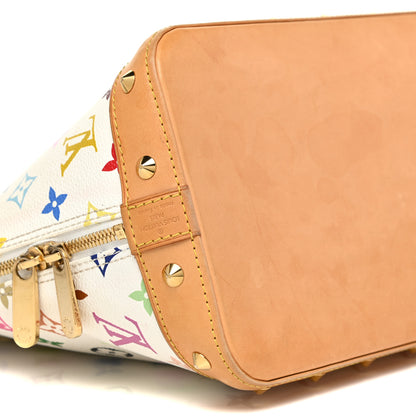 Louis Vuitton Monogram Multicolor Alma White 8 of 21