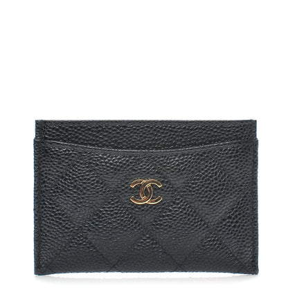 Chanel Caviar Quilted Card Holder Black 1 of 8