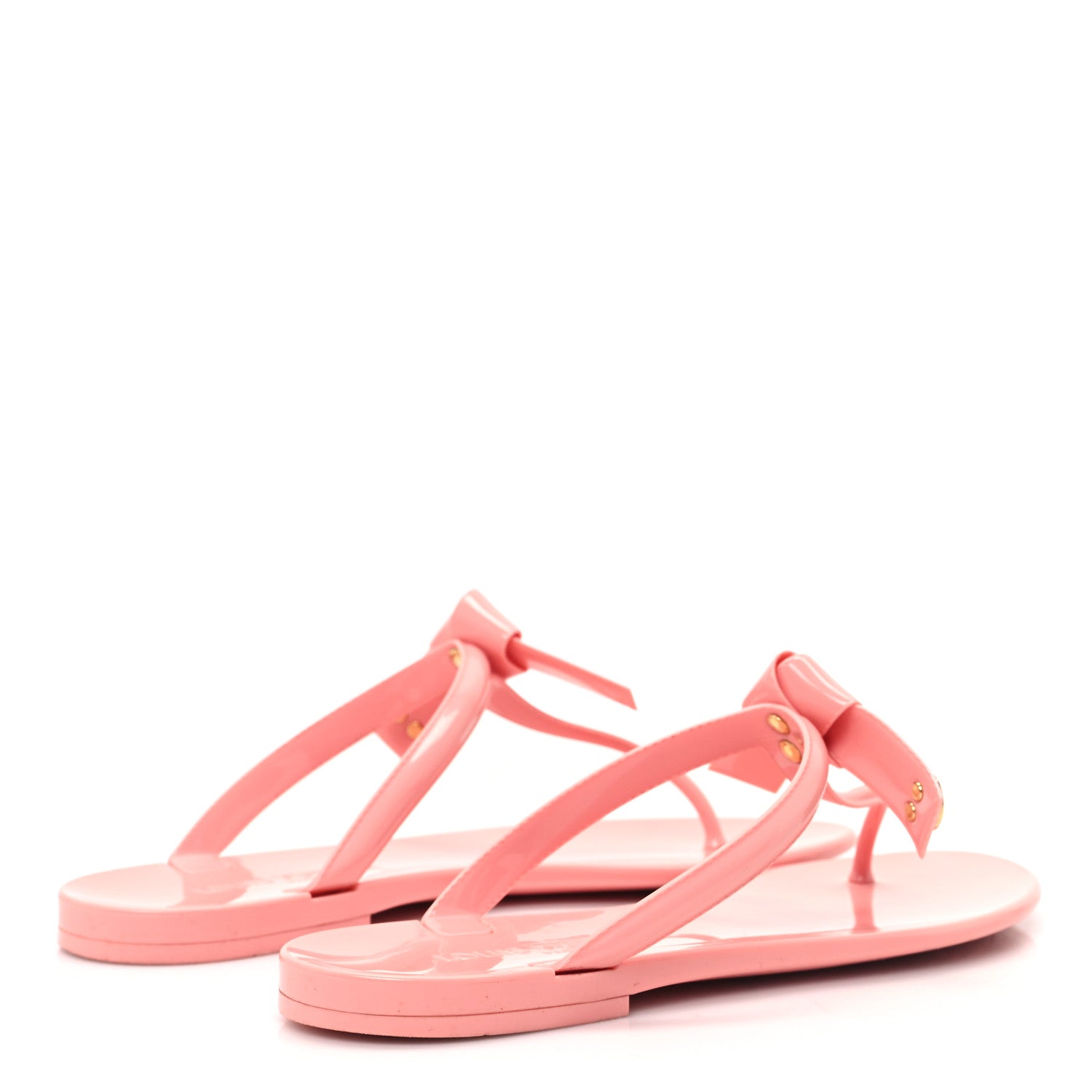 Louis Vuitton Rubber Seastar Thong Sandals 38 Light Pink 5 of 9
