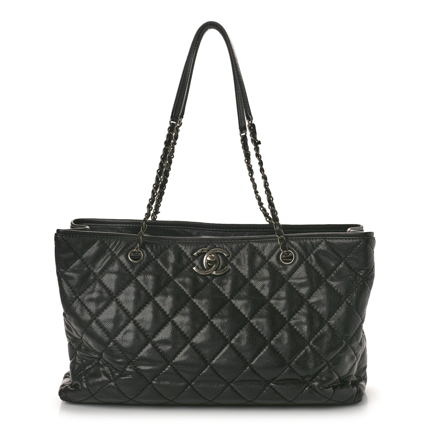 Caviar Quilted Large Be Caviar Tote Black