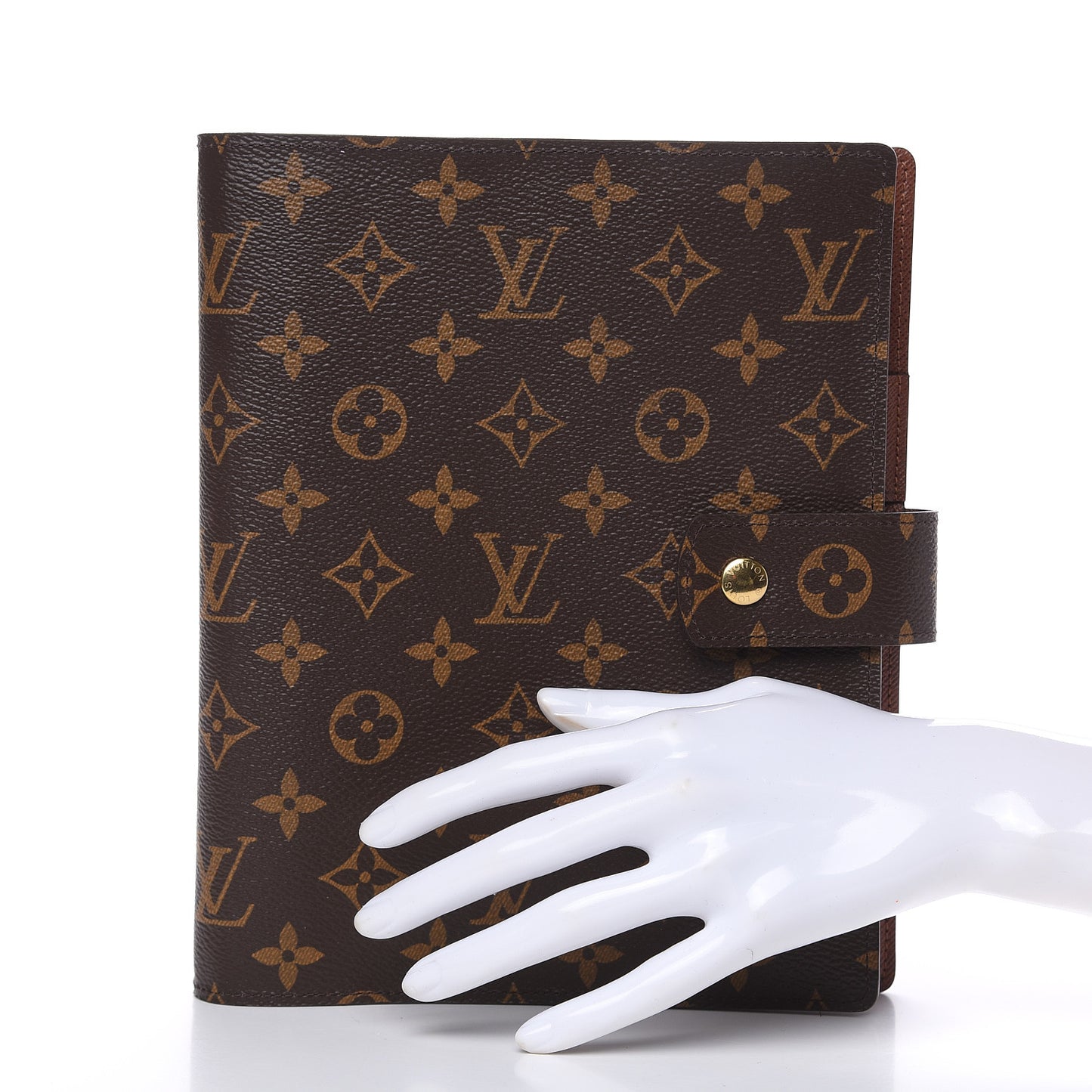 Monogram Large Ring Agenda Cover