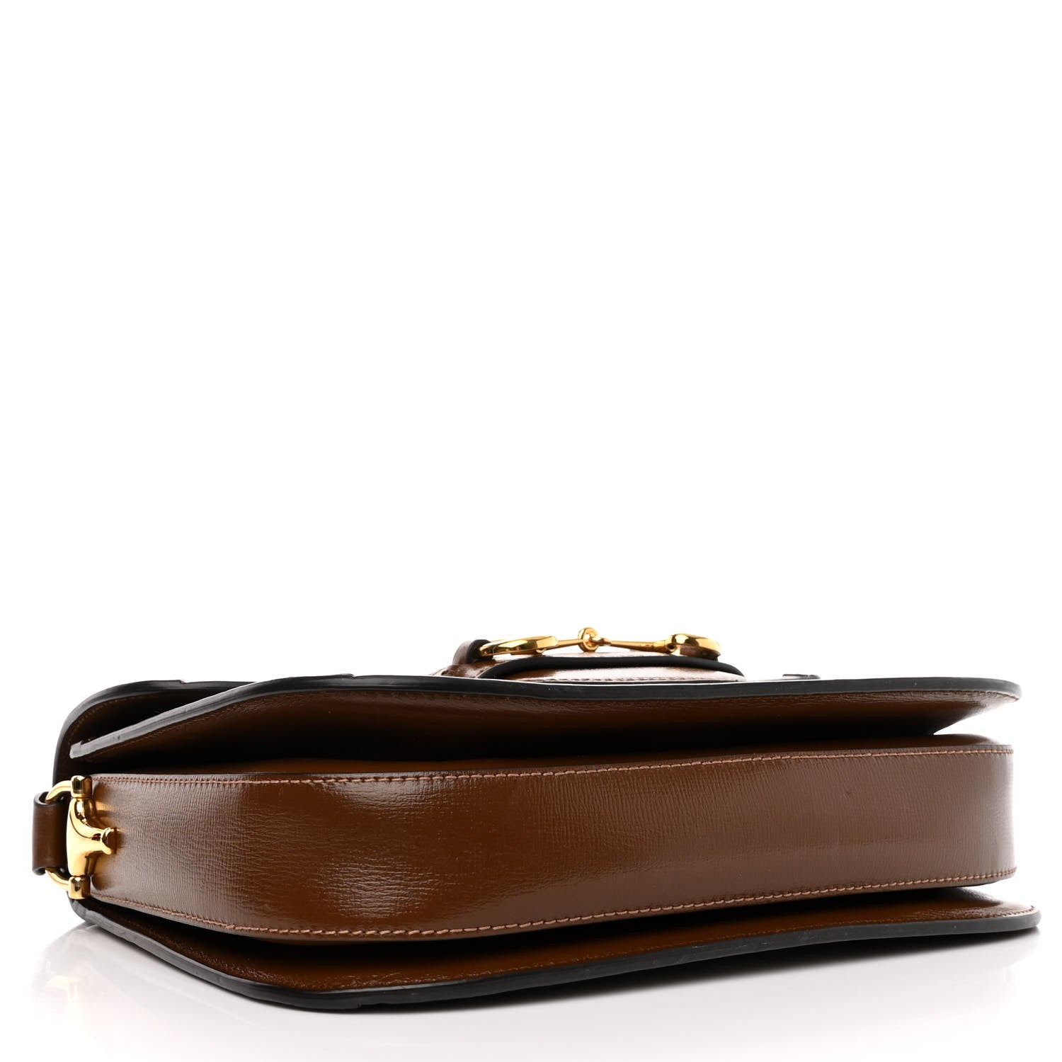 Gucci GG Supreme Monogram Horsebit 1955 Shoulder Bag Beige Brown Sugar 4 of 9