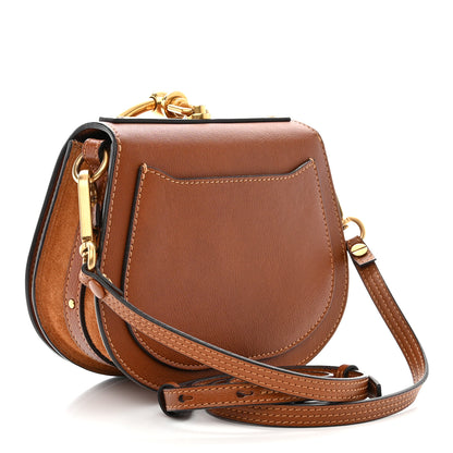 Chloe Calfskin Suede Small Nile Bracelet Bag Caramel 3 of 12