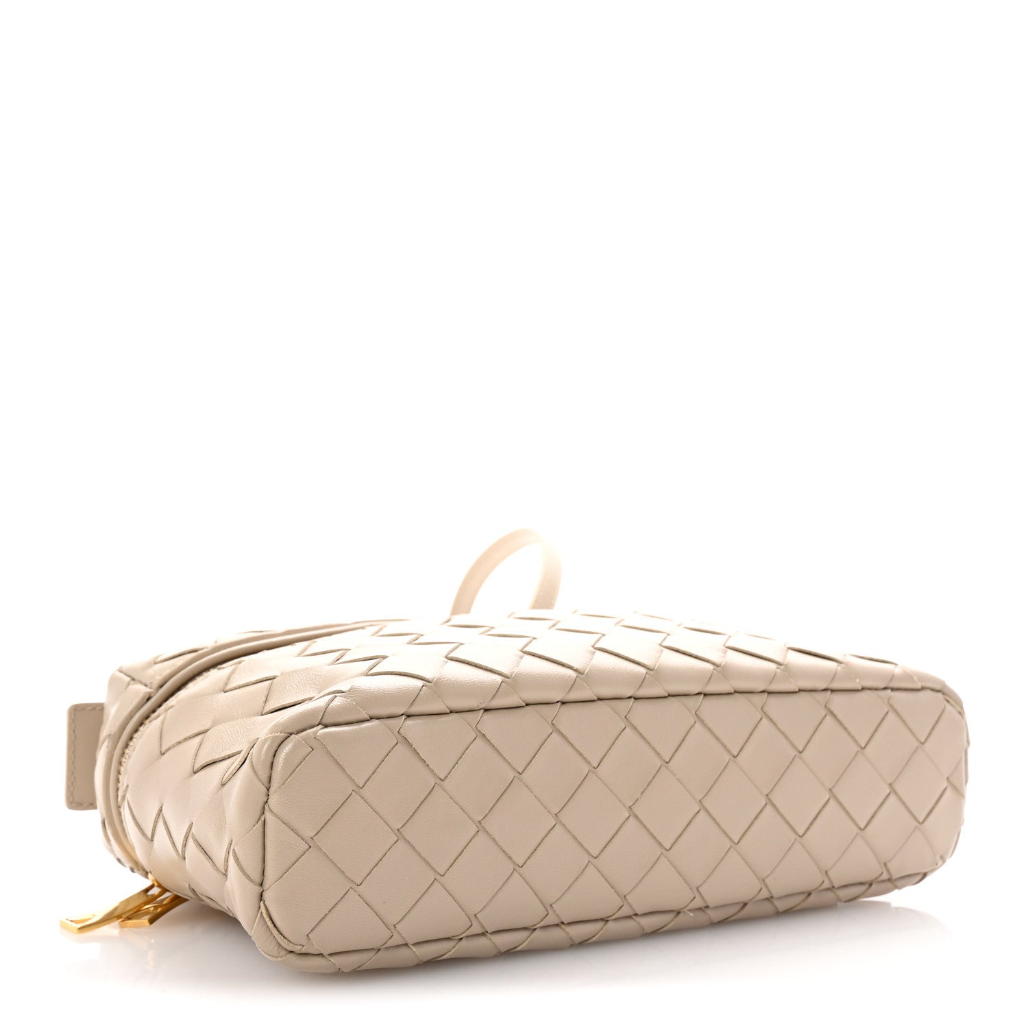 Bottega Veneta Calfskin Intrecciato Bang Bang Vanity Case Ecru 4 of 9