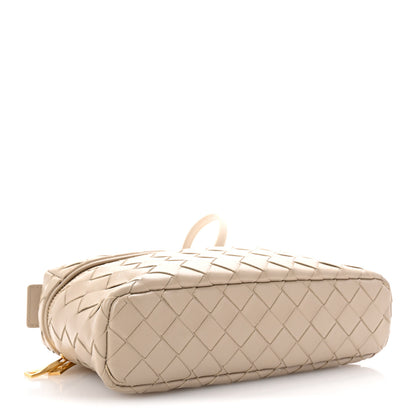 Bottega Veneta Calfskin Intrecciato Bang Bang Vanity Case Ecru 4 of 9