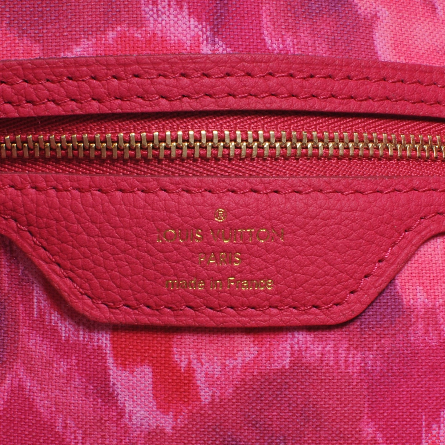 Monogram Articles de Voyage Ikat Neverfull GM Rose Indien