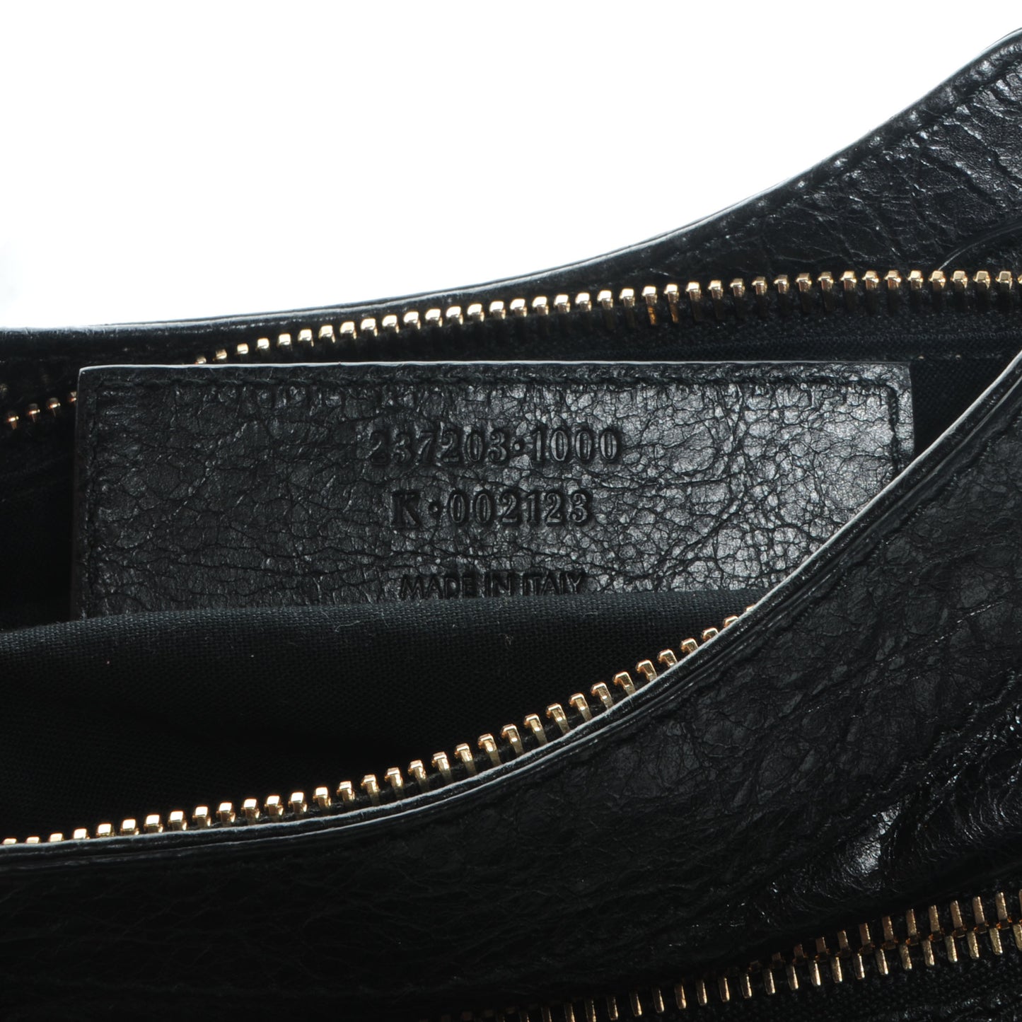 Agneau Giant 12 Rose Gold Hardware Hip Black