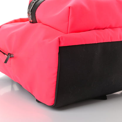 Saint Laurent Nylon Classic Hunting Backpack Neon Pink 9 of 12