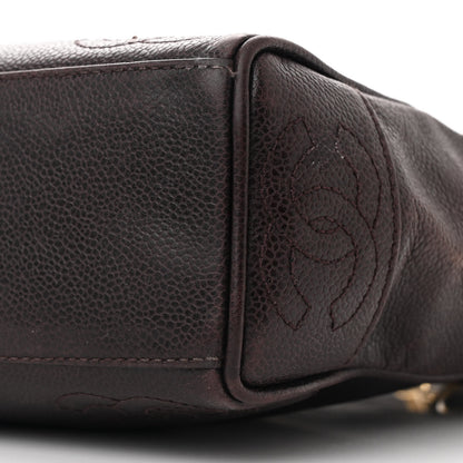 Chanel Caviar CC Shoulder Bag Dark Brown 9 of 11