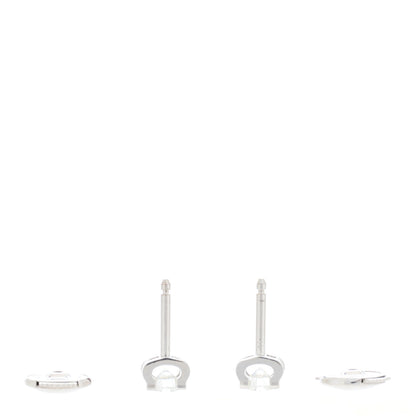 Cartier 18K White Gold Diamond .48ctw C De Cartier Earrings 3 of 5