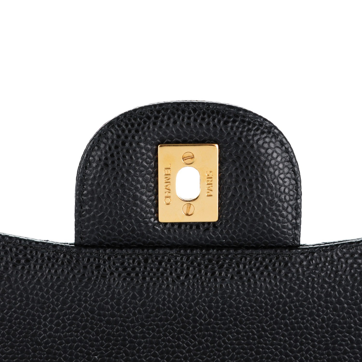 Chanel Caviar Quilted Jumbo Double Flap Black 6 of 8