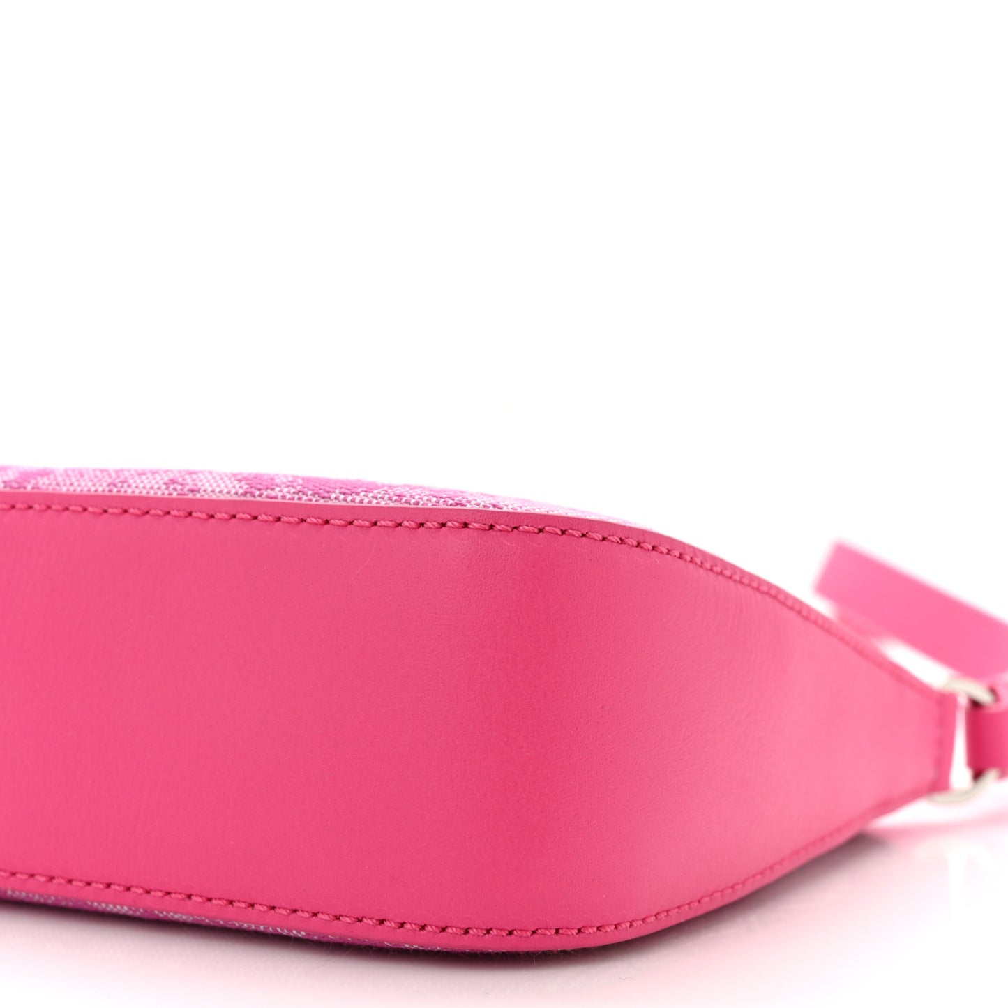 Vintage Jacquard Monogram Mini Aren Shoulder Bag Pink