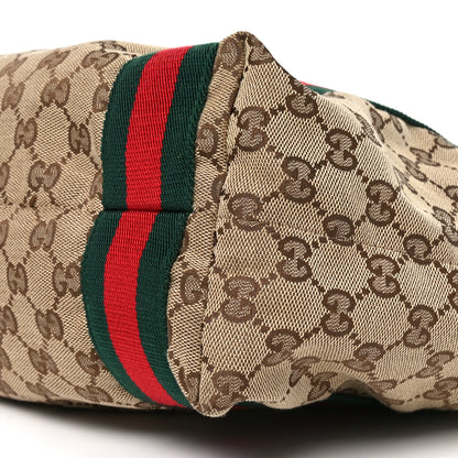 Gucci GG Monogram Medium Web Handle Vertical Tote Dark Brown 10 of 10