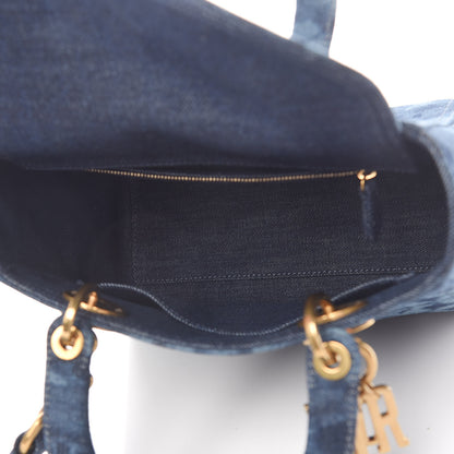 Christian Dior Denim Medium KaleiDiorscopic Lady Dior Blue 5 of 10