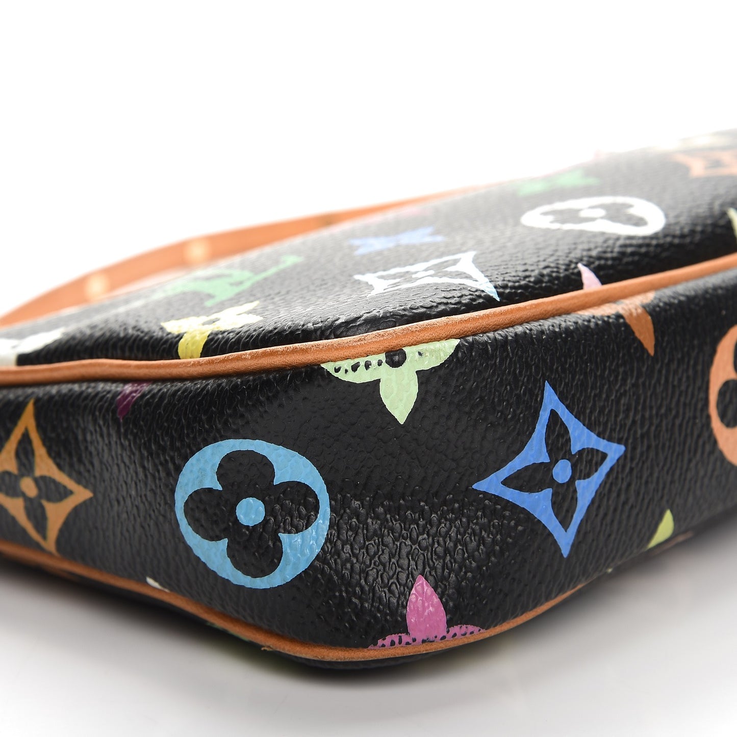 Monogram Multicolor Pochette Accessories Black