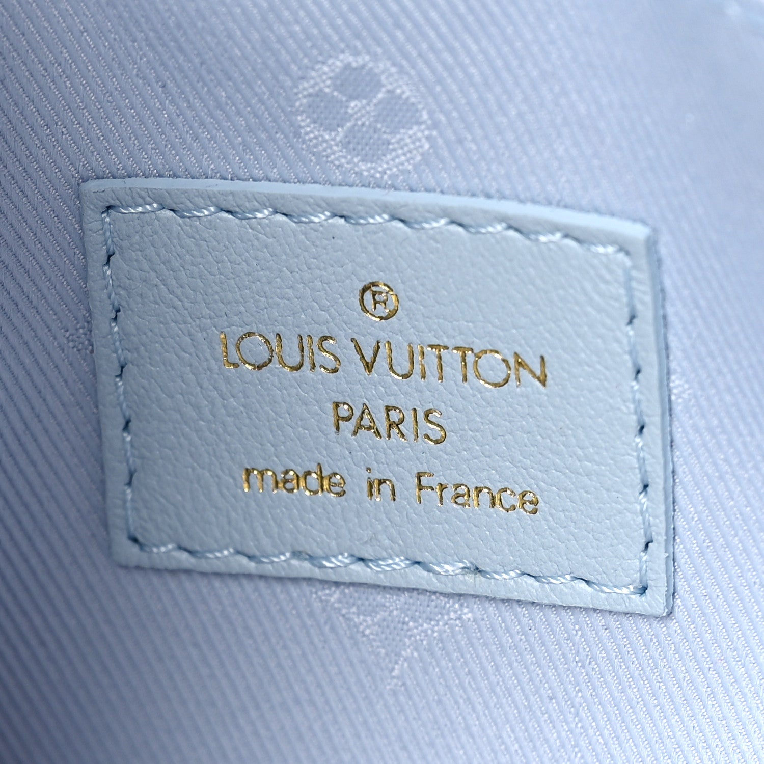 Louis Vuitton Calfskin Bubblegram Over The Moon Ice Blue 6 of 8