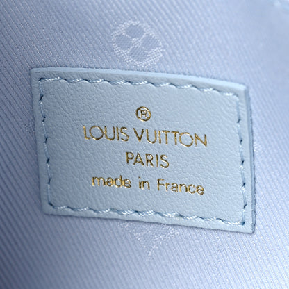 Louis Vuitton Calfskin Bubblegram Over The Moon Ice Blue 6 of 8