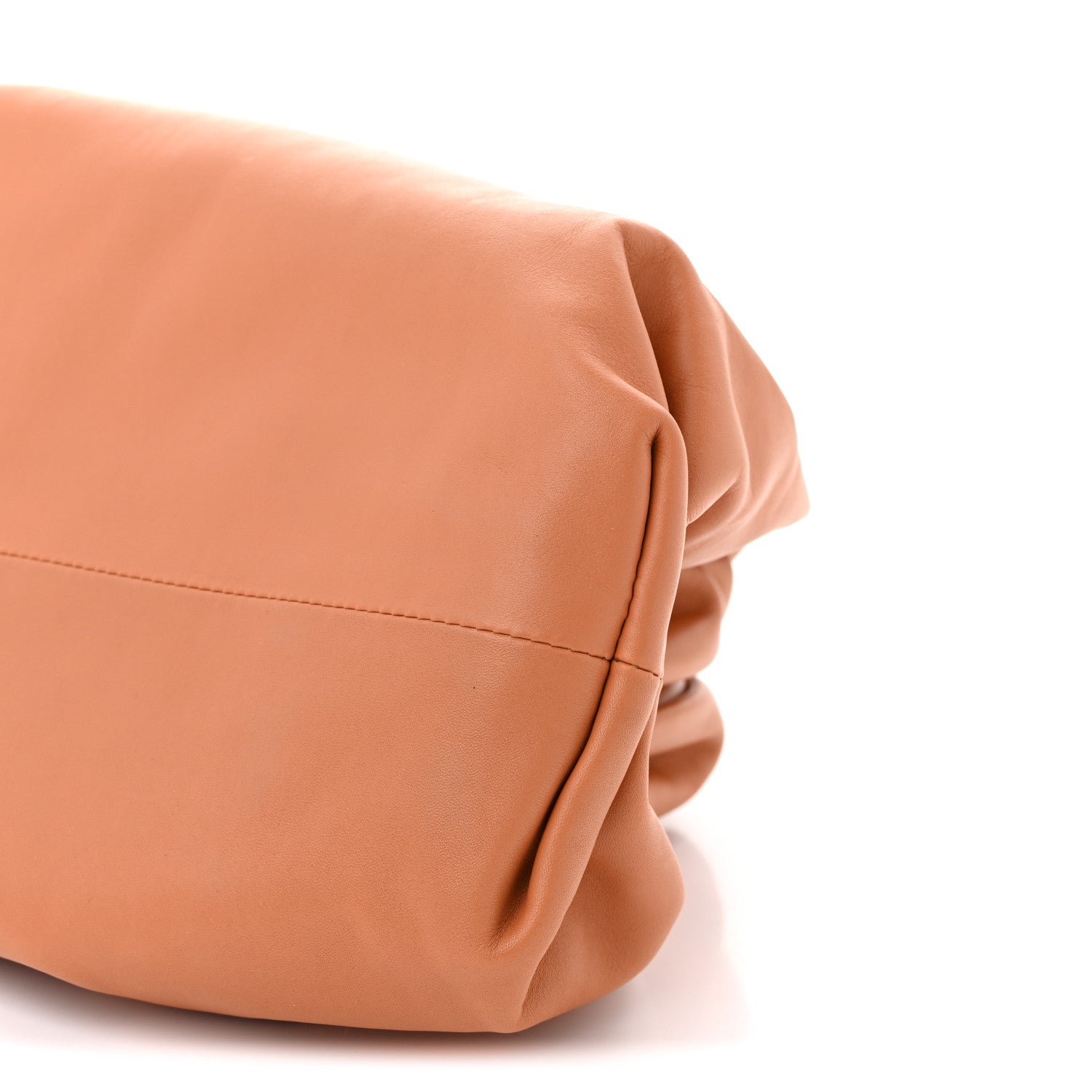Bottega Veneta Smooth Butter Calf The Pouch Oversized Clutch Clay 10 of 10