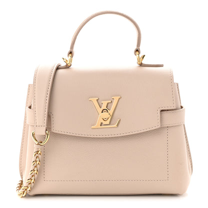 Louis Vuitton Soft Calfskin Mini Lockme Ever Greige 1 of 10