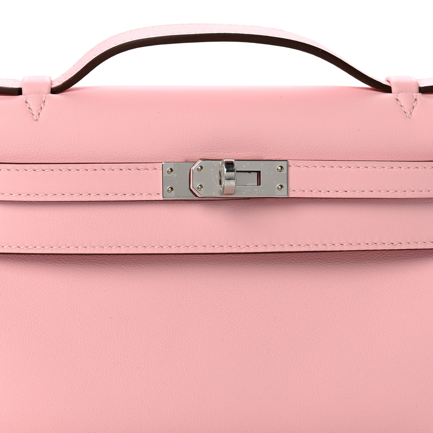 Swift Kelly Pochette Clutch Rose Sakura