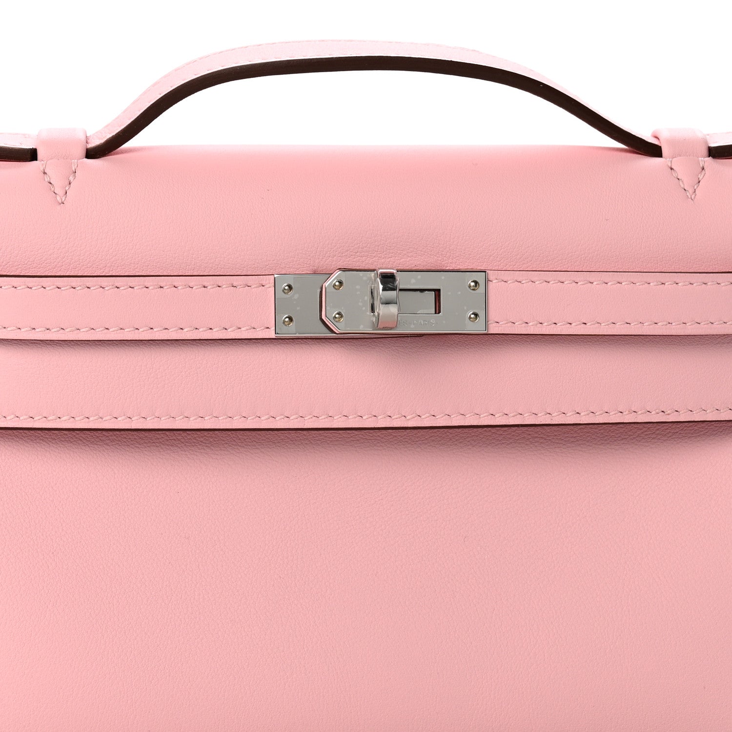 Hermes Swift Kelly Pochette Clutch Rose Sakura 8 of 11