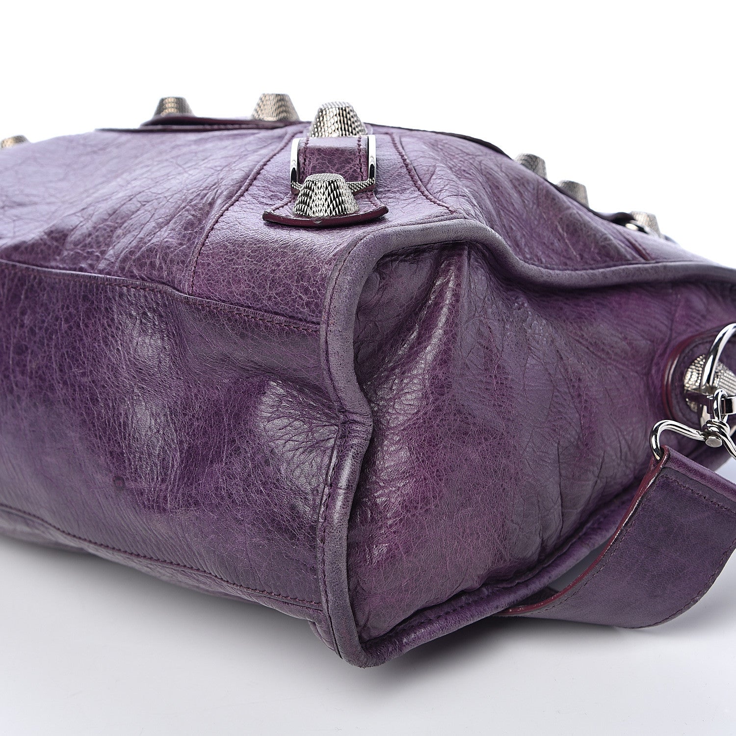 Balenciaga Agneau Giant 21 Silver Hardware City Raisin 11 of 14