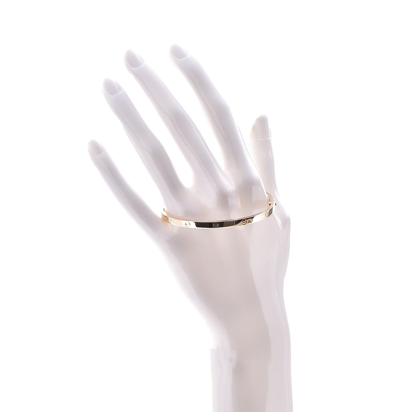 18K Yellow Gold Small LOVE Bracelet 17