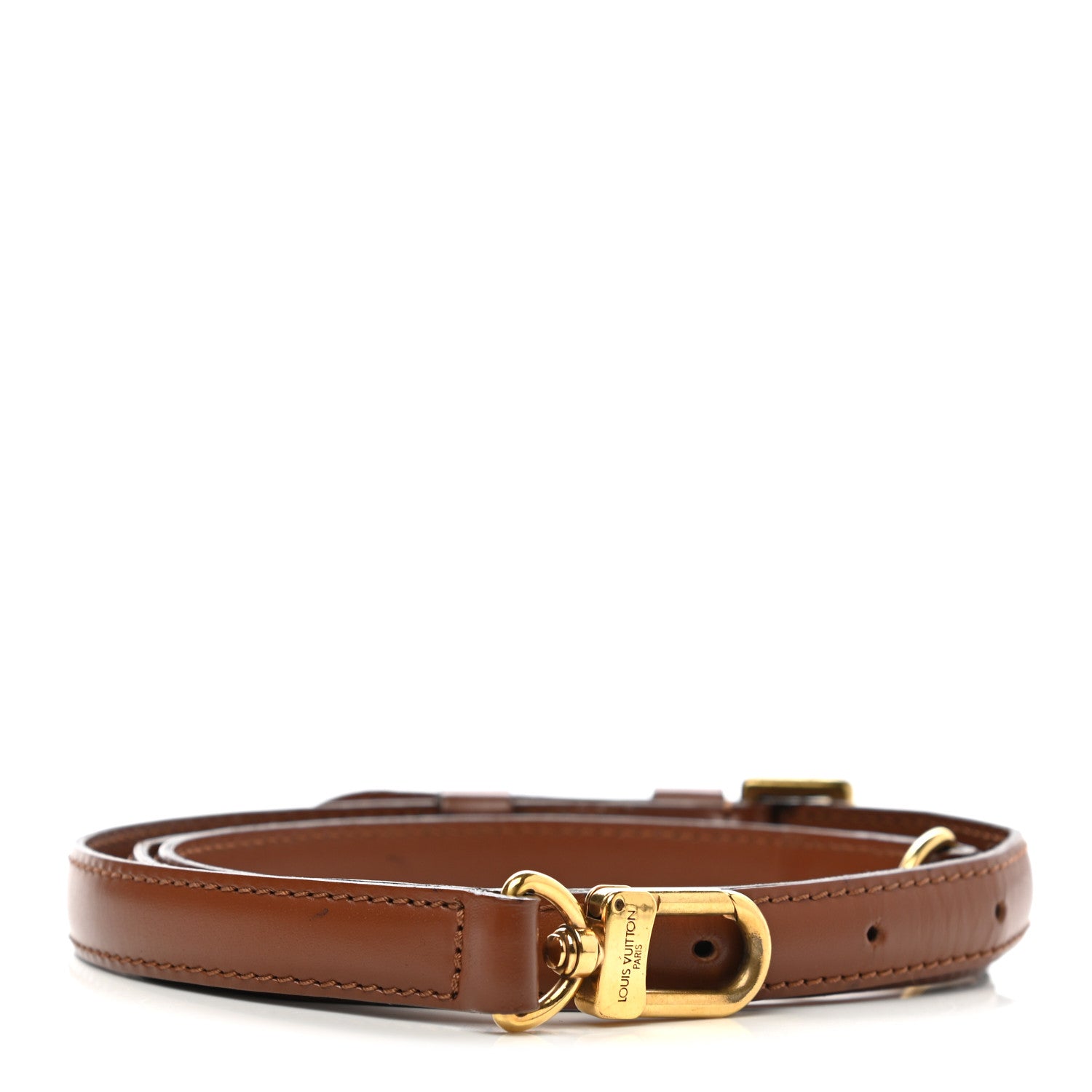 Louis Vuitton Calfskin Adjustable Shoulder Strap Brown 1 of 8