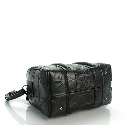 Givenchy Calfskin Crocodile Embossed Mini Lucrezia Black 4 of 7
