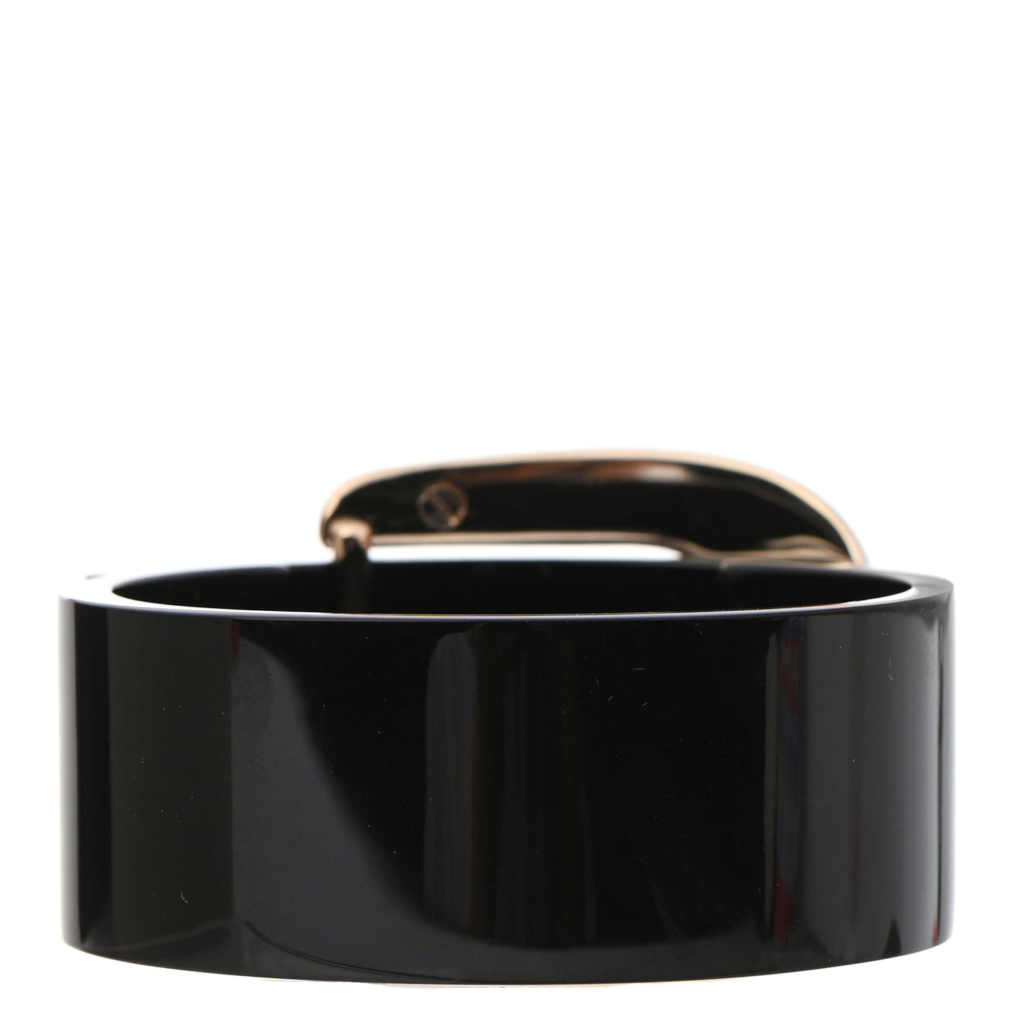 Resin CC Buckle Cuff Black Gold