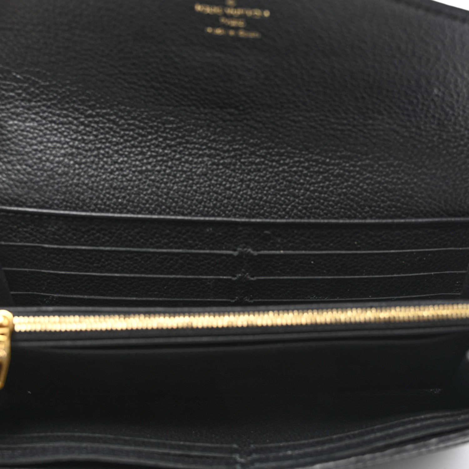 Louis Vuitton Empreinte Sarah Wallet NM Black 5 of 8