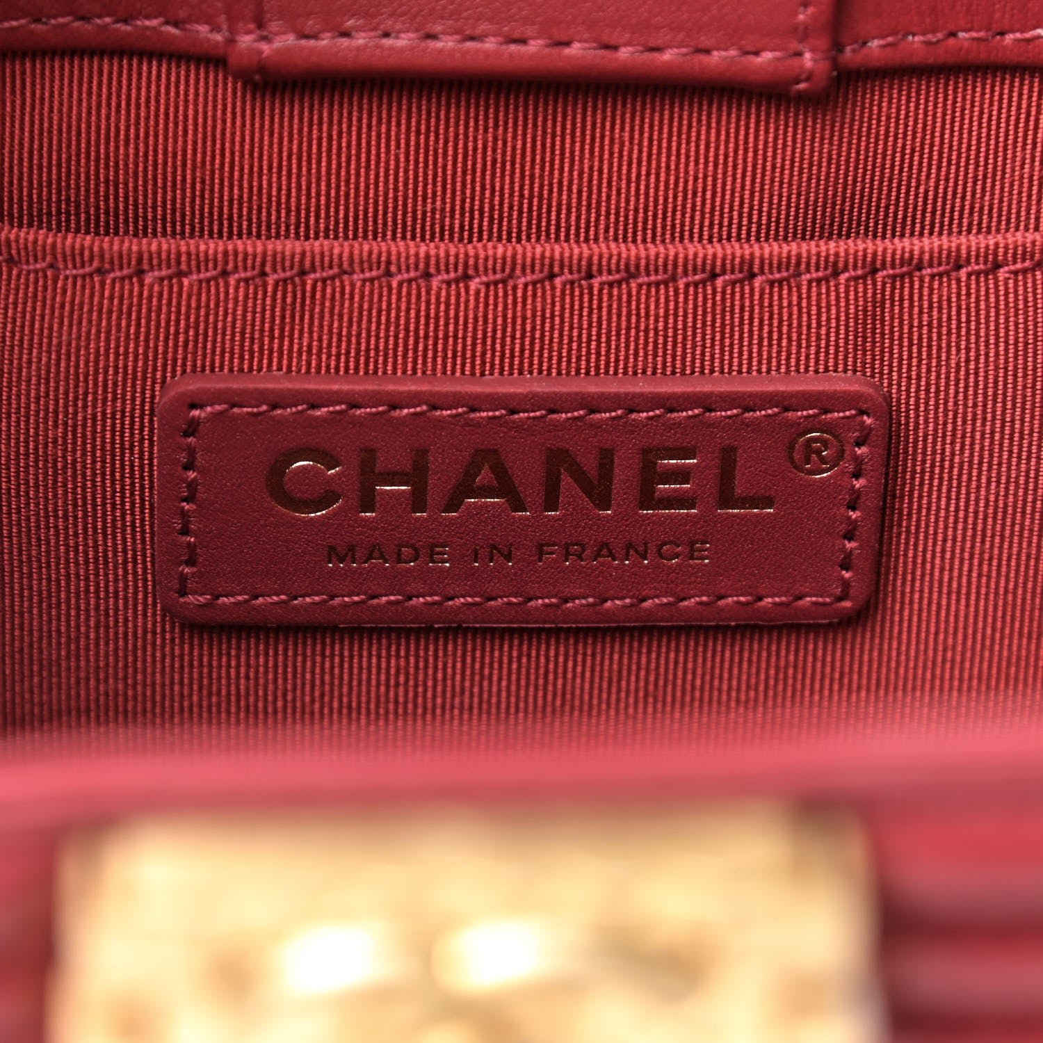 Chanel Calfskin Quilted Boy Bucket Bag Red 7 of 8