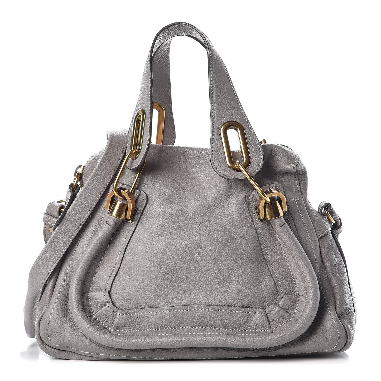 Calfskin Small Paraty Cashmere Grey