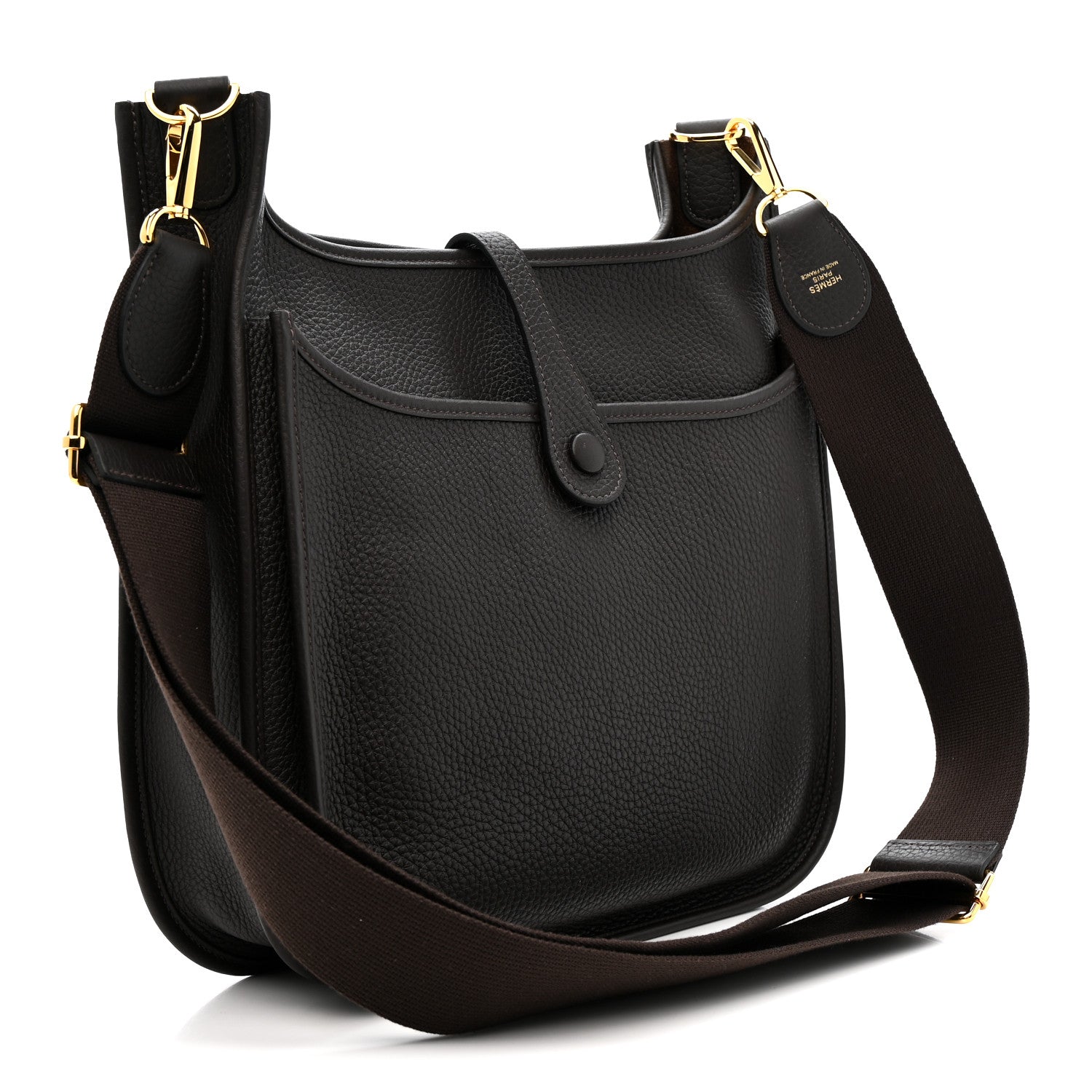 Hermes Taurillon Clemence EVELYNE III PM Ebene 3 of 11