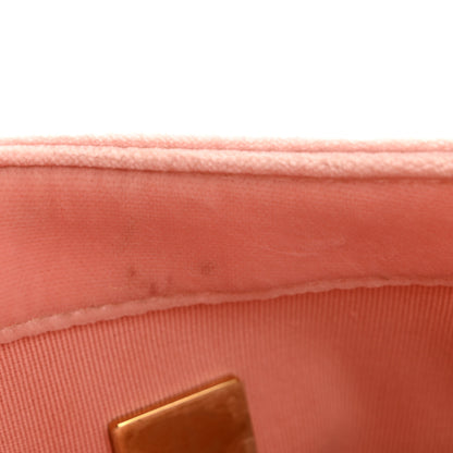 Chanel Velvet Quilted Mini Flap Pink 11 of 12