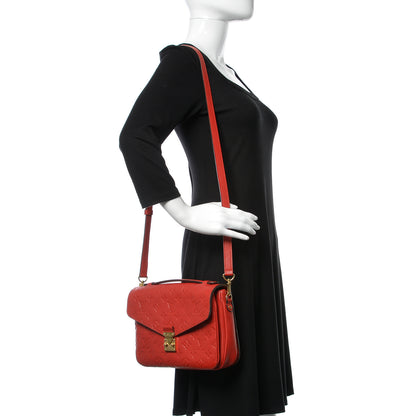 Louis Vuitton Empreinte Pochette Metis Cherry 2 of 10