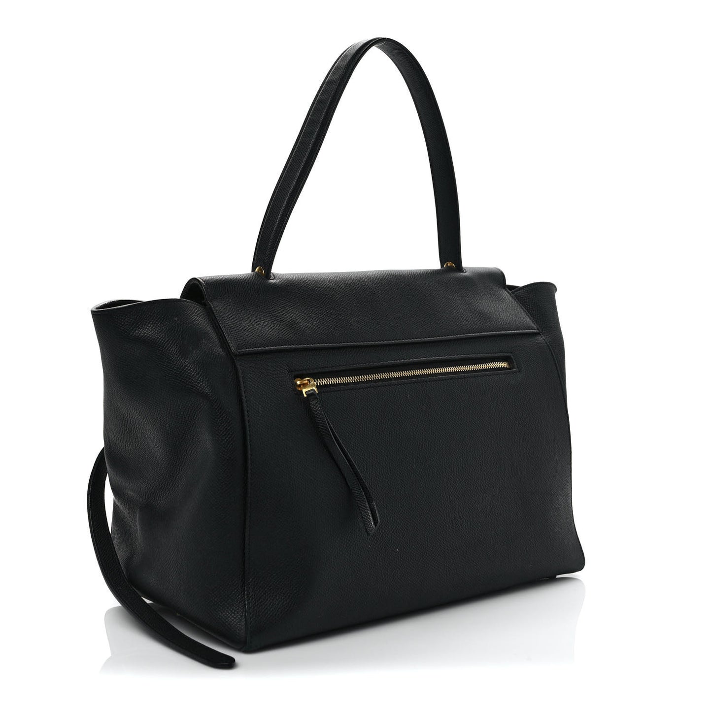 Grained Calfskin Mini Belt Bag Black