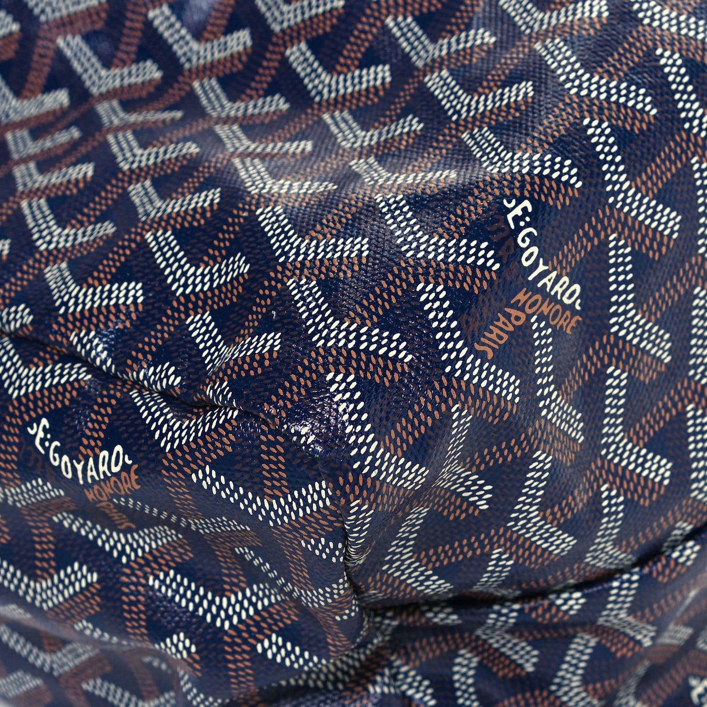 Goyardine Saint Louis PM Navy