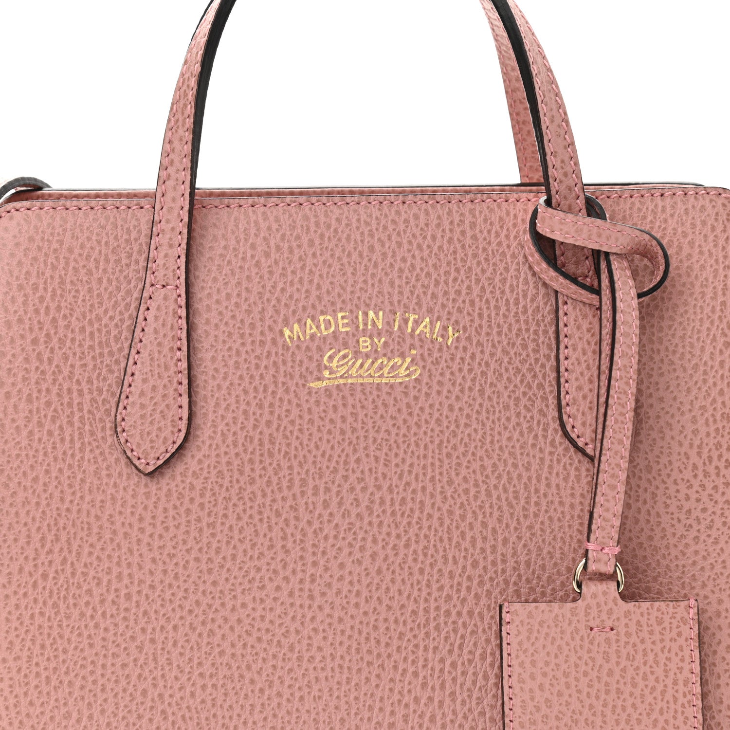 Gucci Dollar Calfskin Mini Swing Top Handle Bag Soft Pink 7 of 9