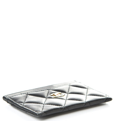 Chanel Lambskin Quilted Card Holder Black 4 of 9