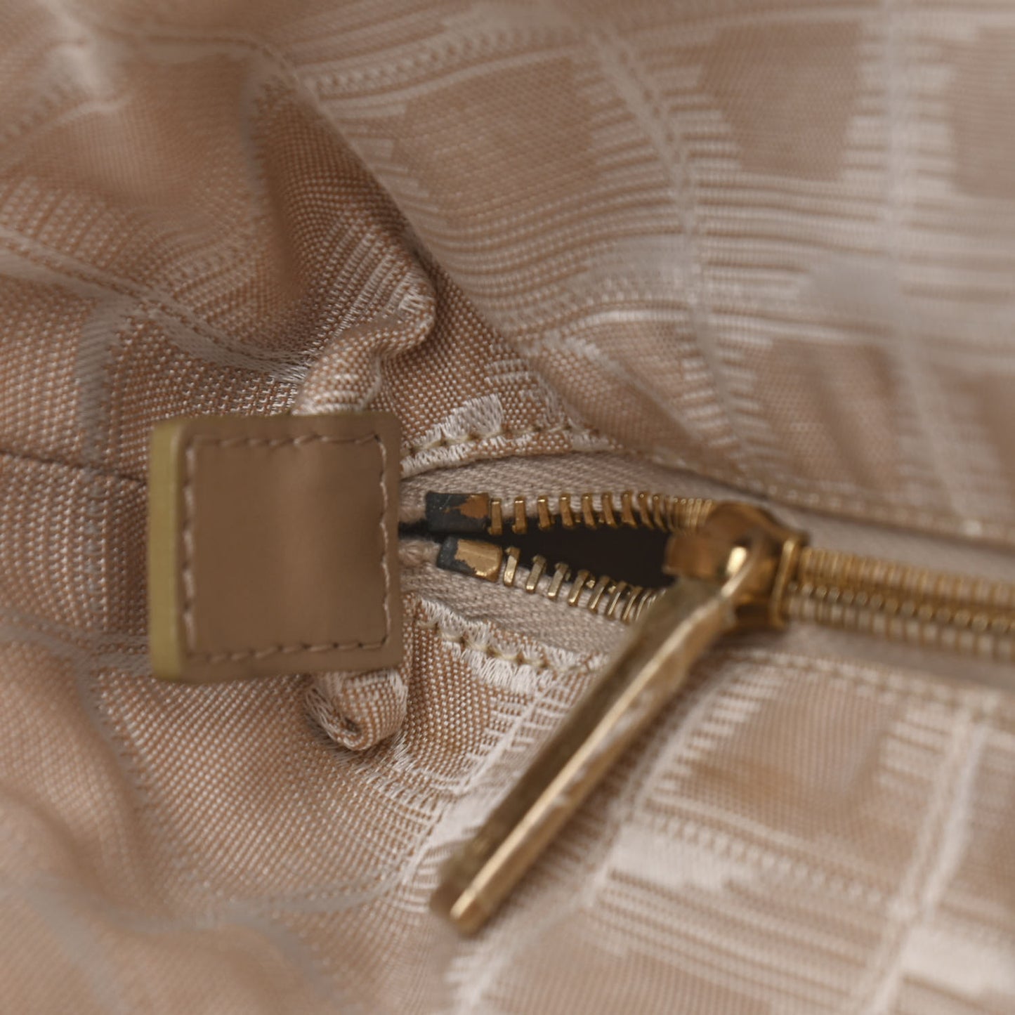 Nylon Travel Large Tote Beige