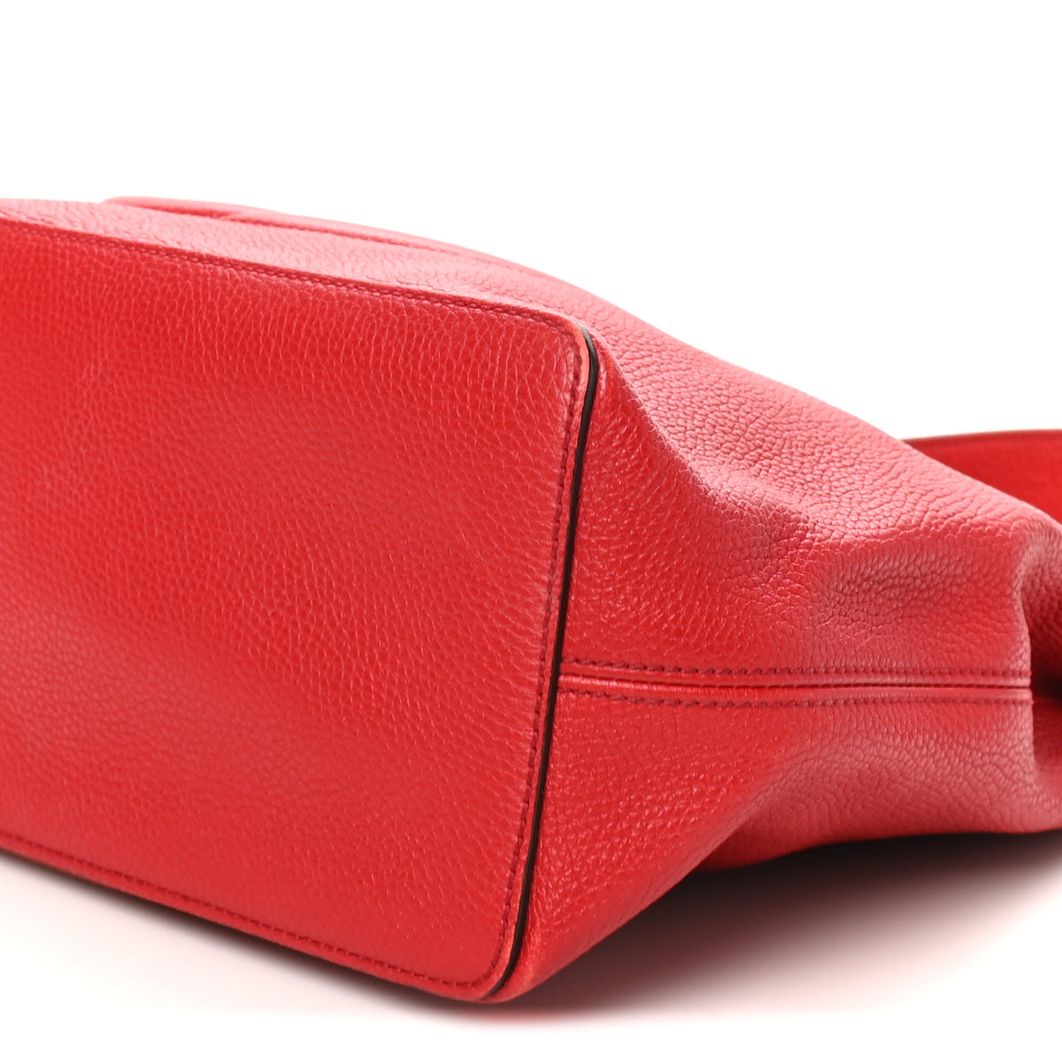 Gucci Pebbled Calfskin Large Soho Hobo Tabasco Red 10 of 10