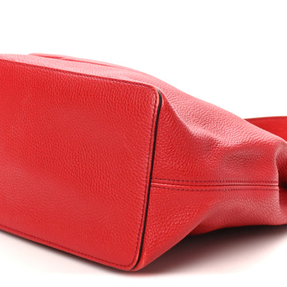 Gucci Pebbled Calfskin Large Soho Hobo Tabasco Red 10 of 10