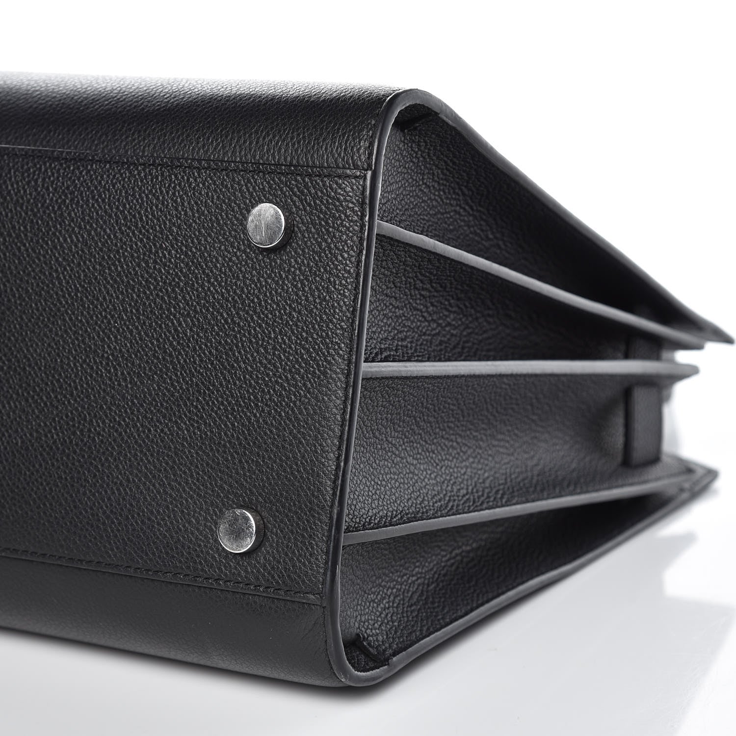 Saint Laurent Grained Calfskin Small Sac De Jour Black 11 of 12
