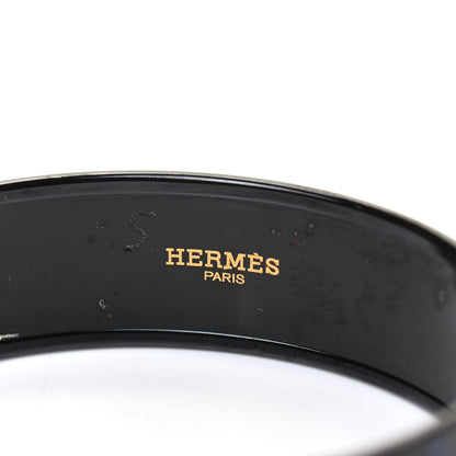 Hermes Enamel Printed Wide Spirographie Bracelet 70 4 of 5