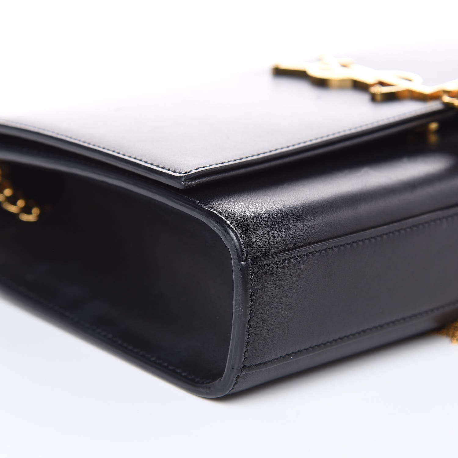 Saint Laurent Smooth Calfskin Medium Classic Monogram Kate Tassel Satchel Black 7 of 15